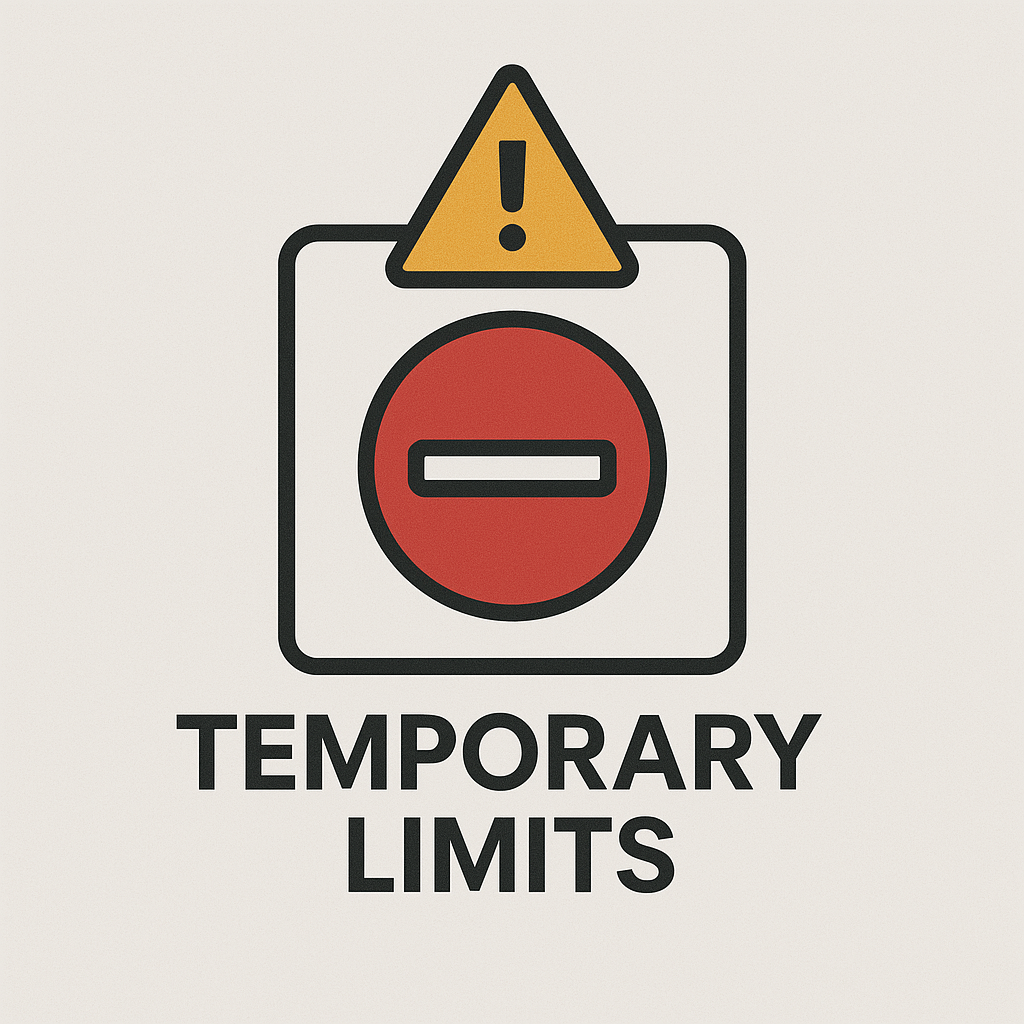 Temporary limits in Marg ERP9