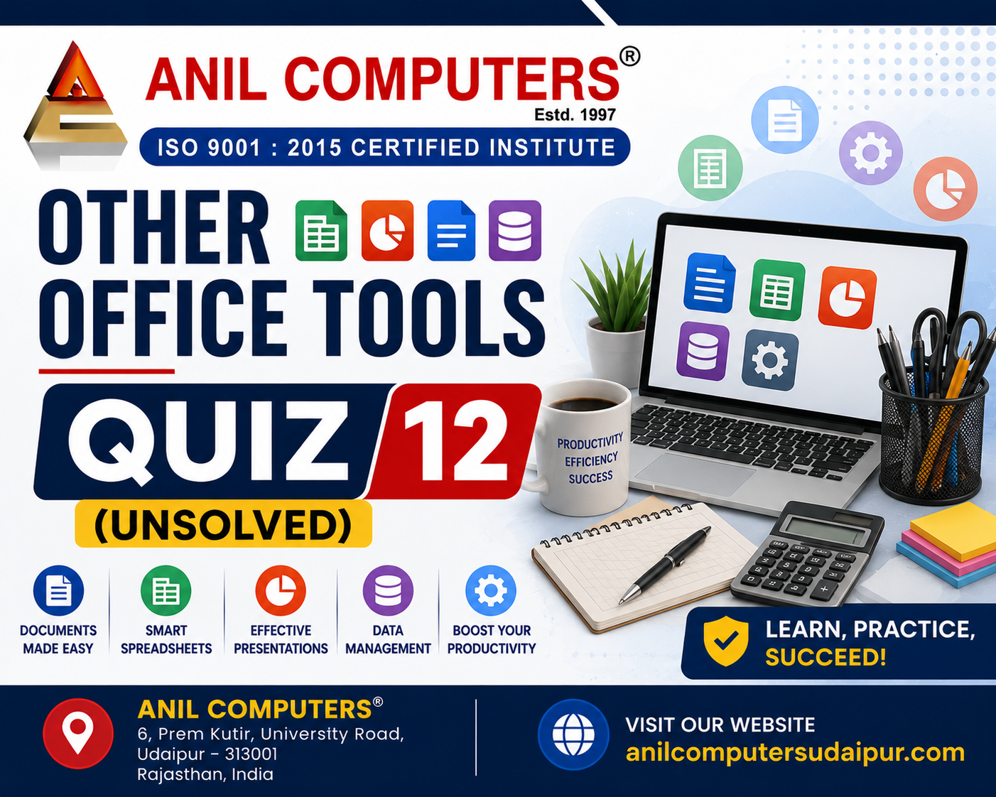 Other Office Tools Quiz 12 (unsolved)