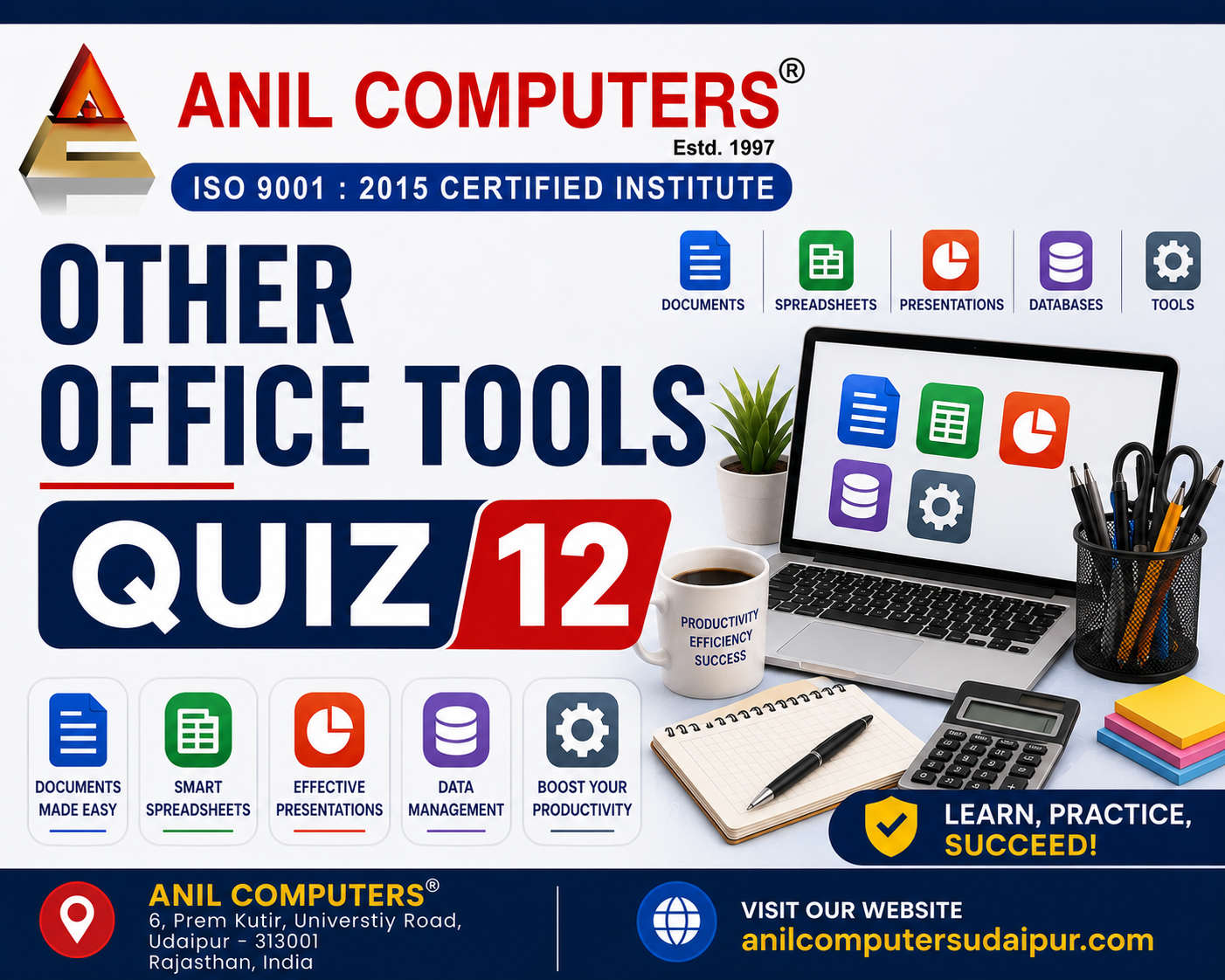 New Syllabus  Other Office Tools Quiz 12