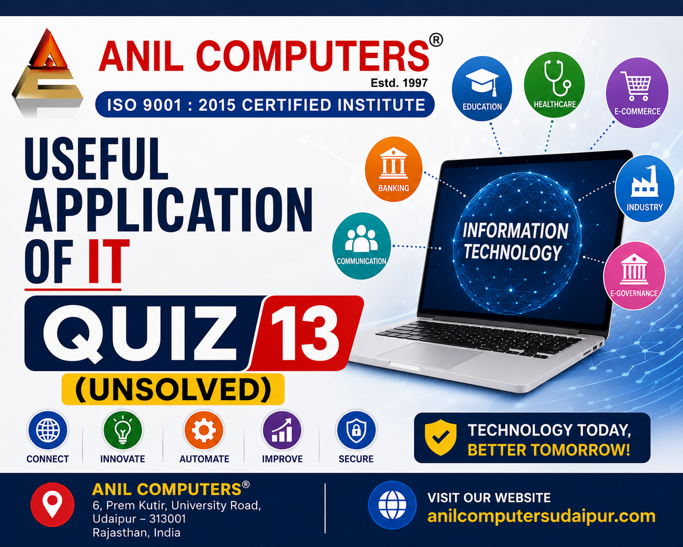 Useful Application of IT Quiz 13 (unsolved)