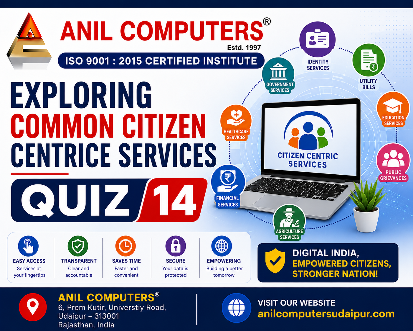 New Syllabus Exploring Common Citizen Centrice Services Quiz 14