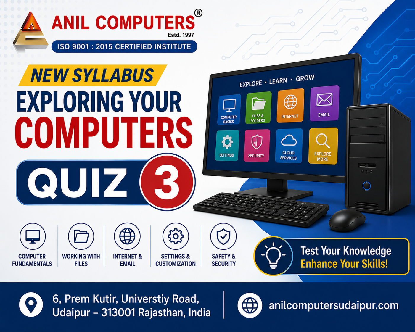 New Syllabus  Exploring your Computers Quiz 3