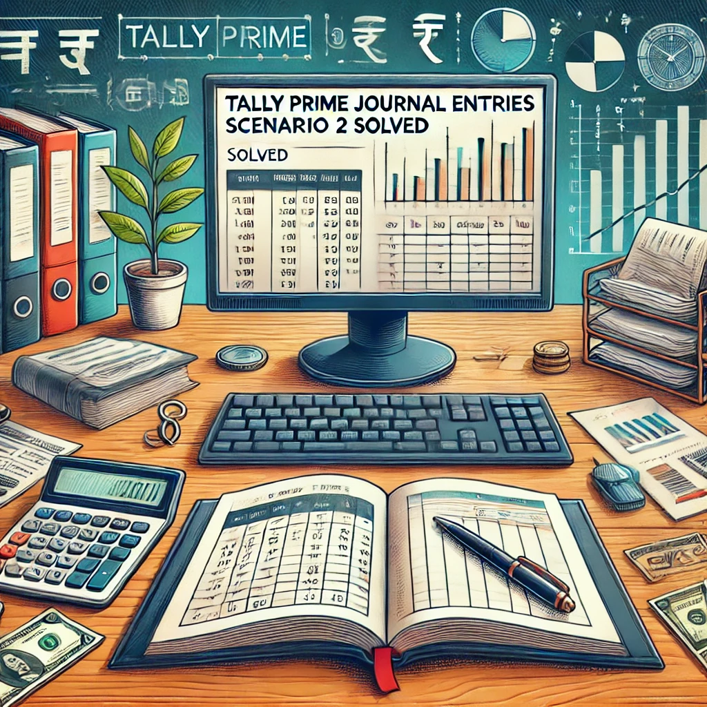 Journal Entries Scenario 2 Solved