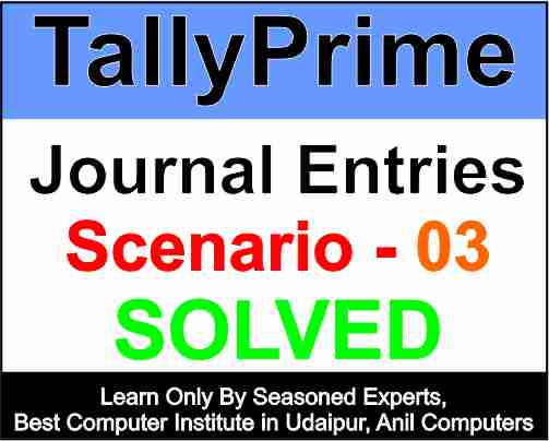 Journal Entries Scenario  3 Solved