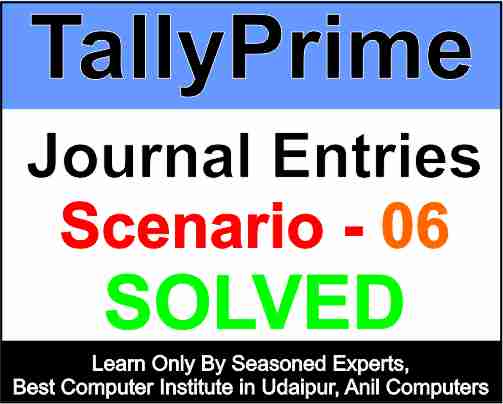 Journal Entries Scenario 6 Solved