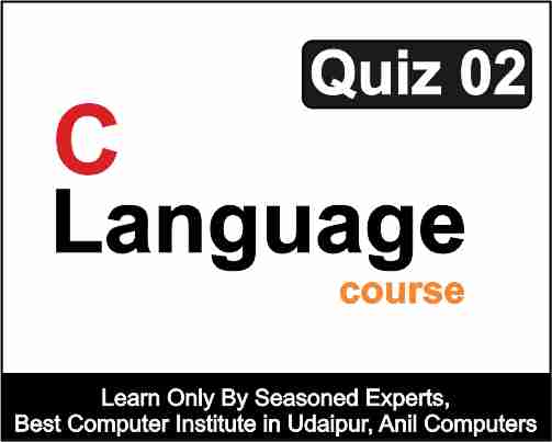 C Language Quiz 2