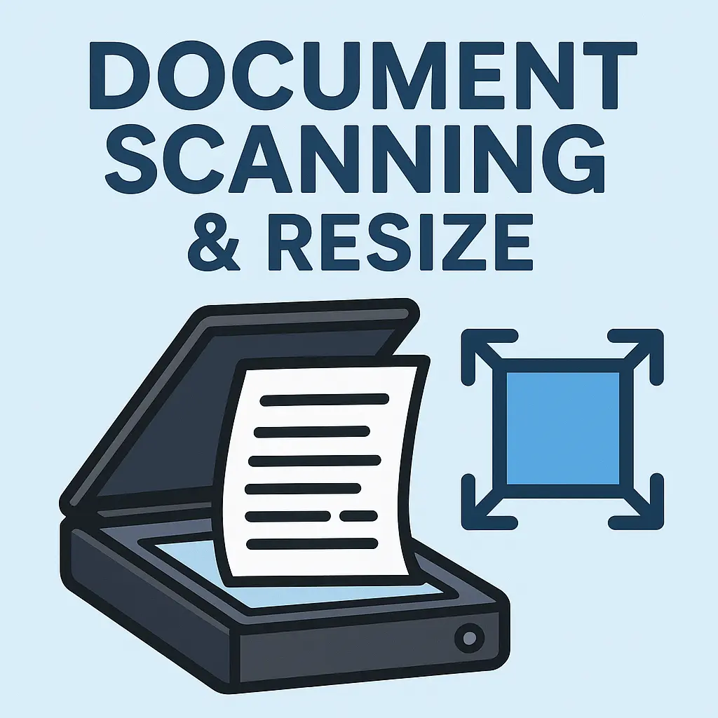 DOCUMENT SCANINIG & RESIZE