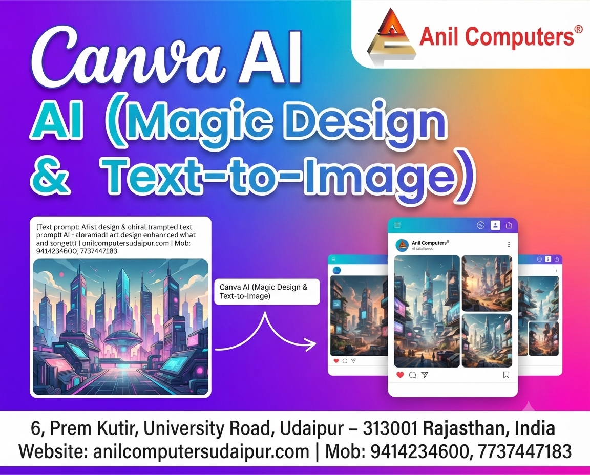 Canva AI (Magic Design & Text-to-Image) (RSCIT AI)