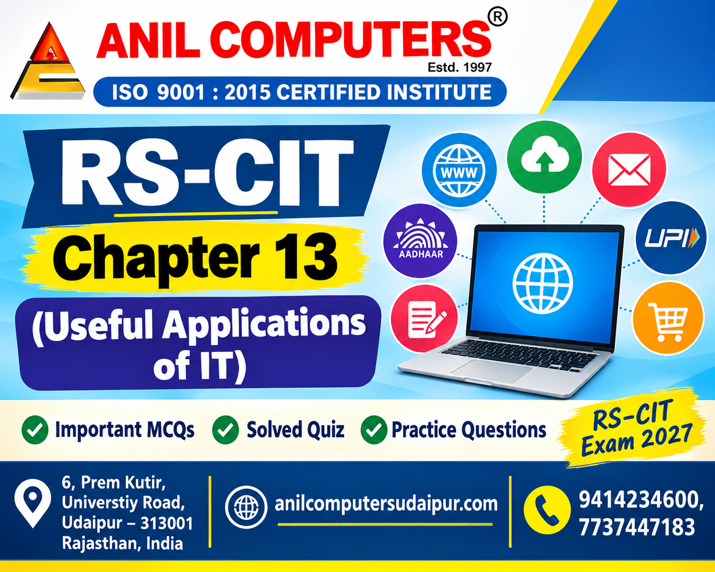 RS-CIT Chapter 13 - (Useful Applications of IT)