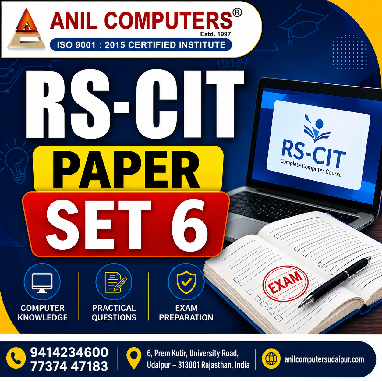 RS-CIT Practice set 6 (Unsolved)