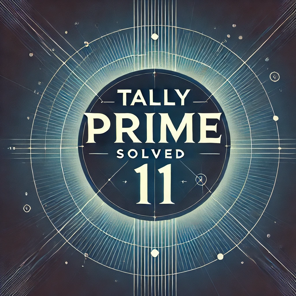 Tally Prime Journal Entries Scenario 11 Solved