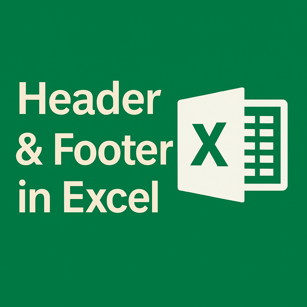 Beginner's Guide to Using Header & Footer Excel