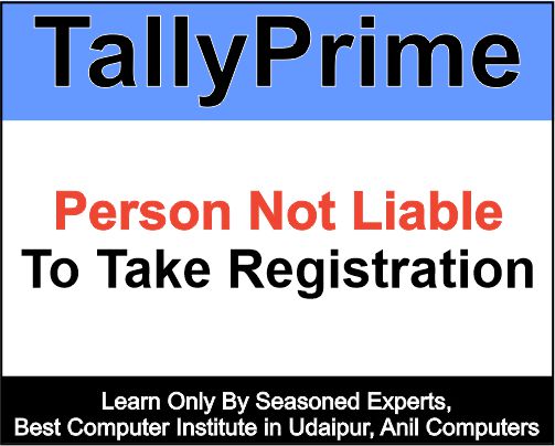 Person not liable to take Registration