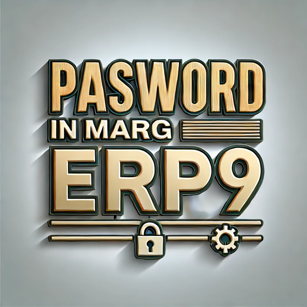 Password in Marg ERP9