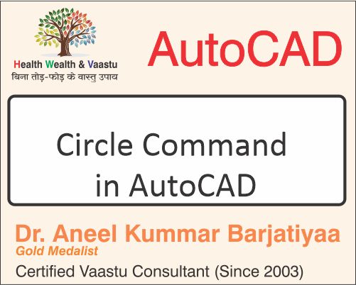 Circle Command  in AutoCAD