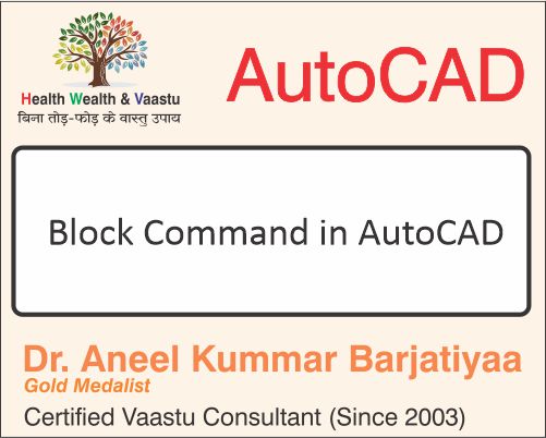 Block Command in AutoCAD