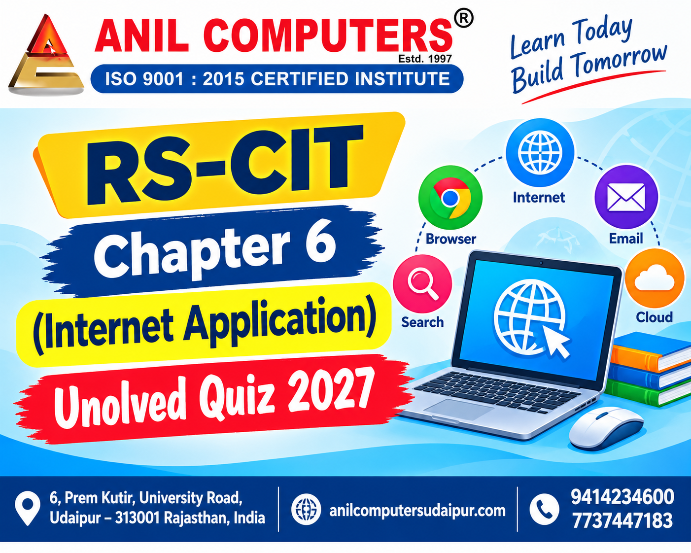 RS-CIT Chapter 6 - (Internet Application) Unolved Quiz 2027