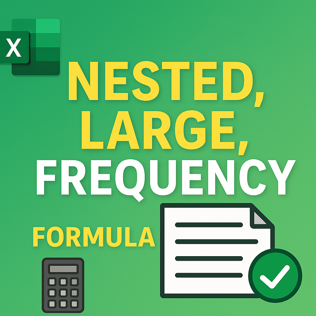 Nested, Large, Frequency Formula