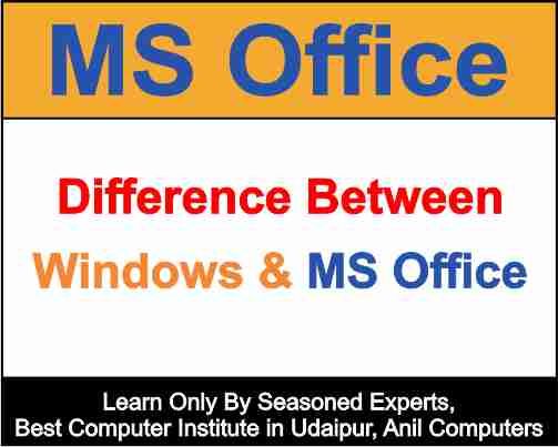 Difference between Windows and MS Office