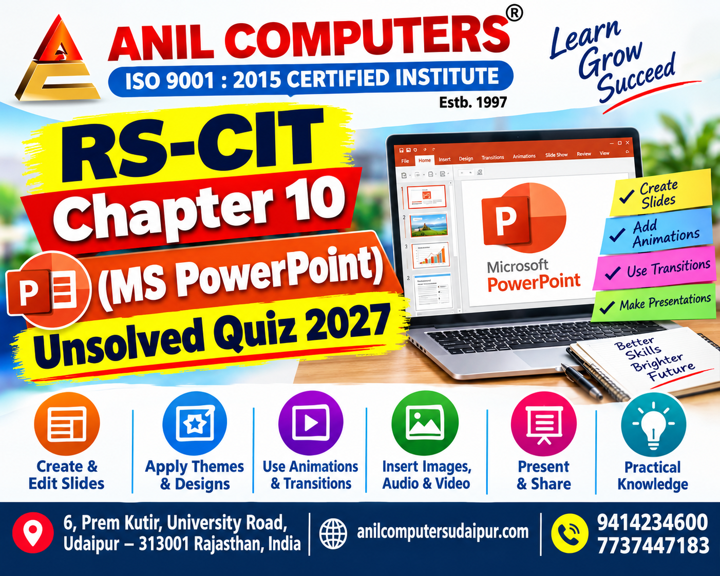 RS-CIT Chapter 10 - (MS PowerPoint) Unsolved Quiz 2027