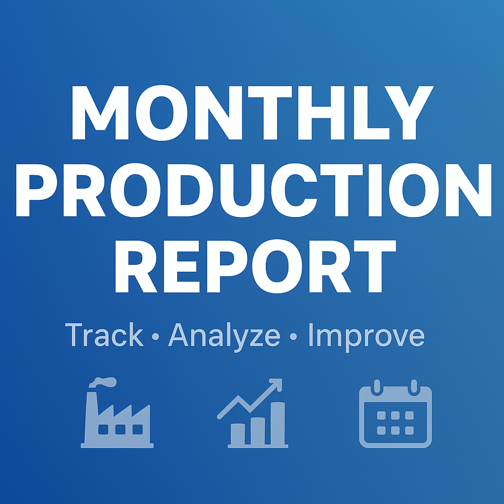 Monthly Production Report