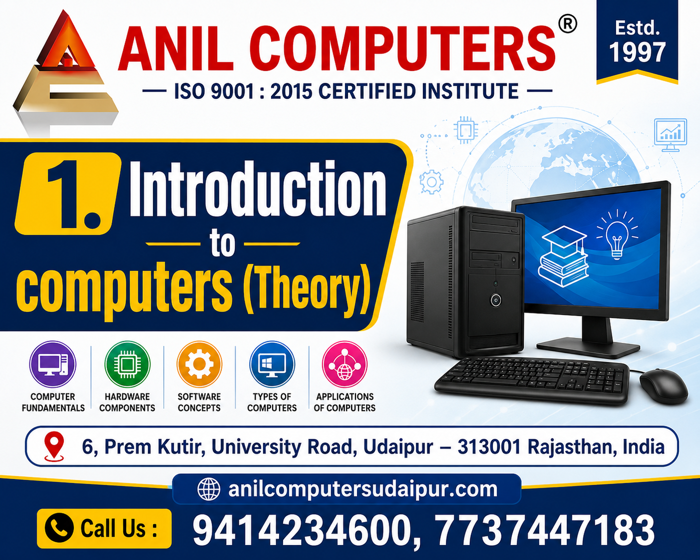 1. Introduction to computers (Theory)
