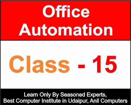 MS Office Class 15