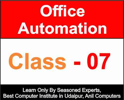 MS Office Class 7