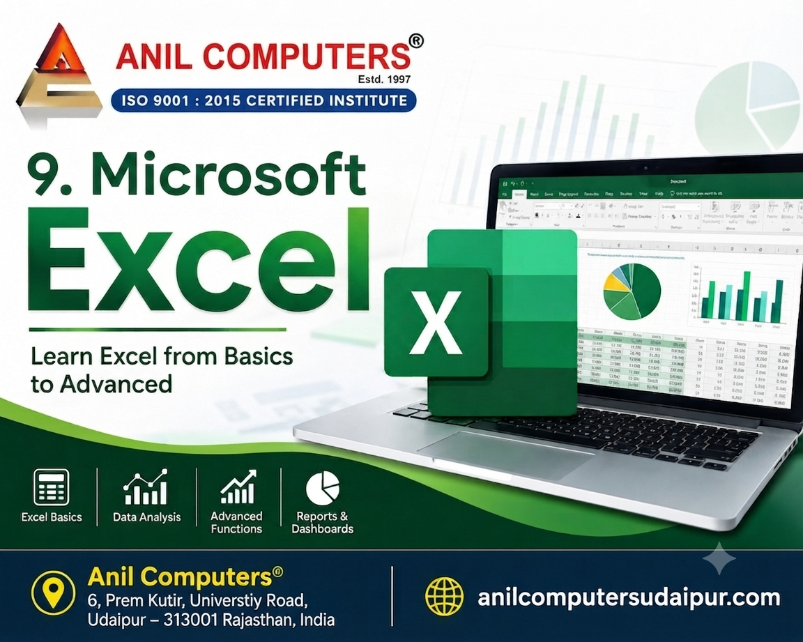 9. Microsoft Excel