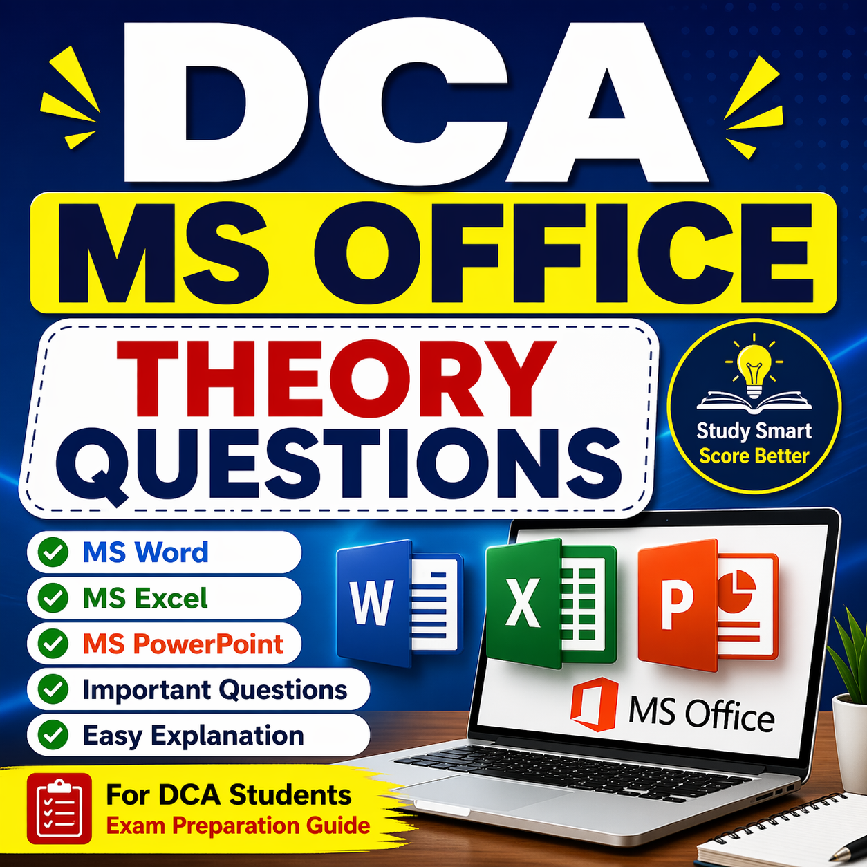 DCA MS Office Theory Questions