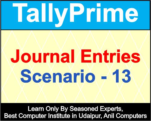 Journal Entries Scenario 13