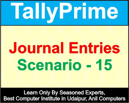 Journal Entries Scenario 15