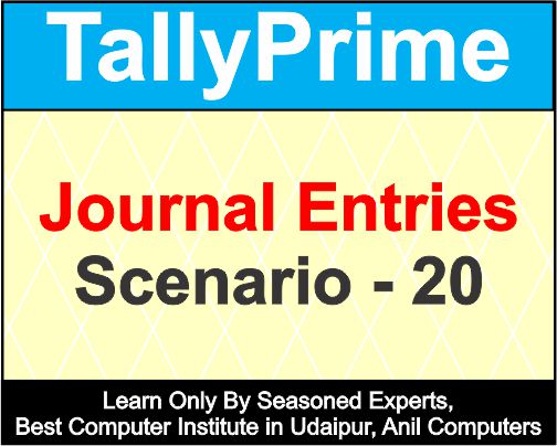 Journal Entries Scenario 20