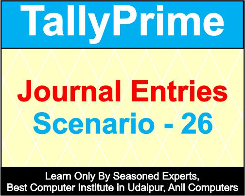Journal Entries Scenario 26