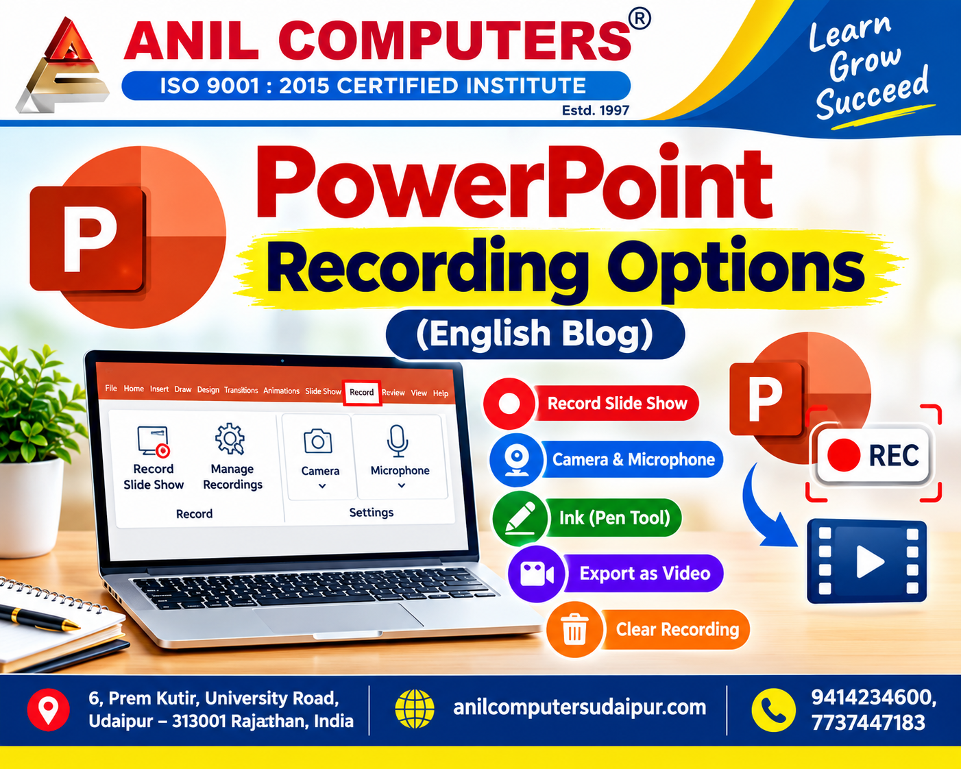 PowerPoint Recording Options (English Blog)