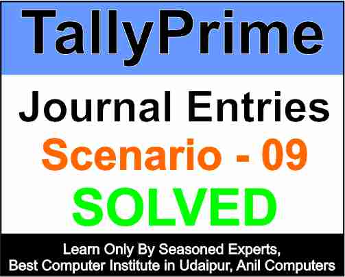Journal Entries Scenario  9 Solved