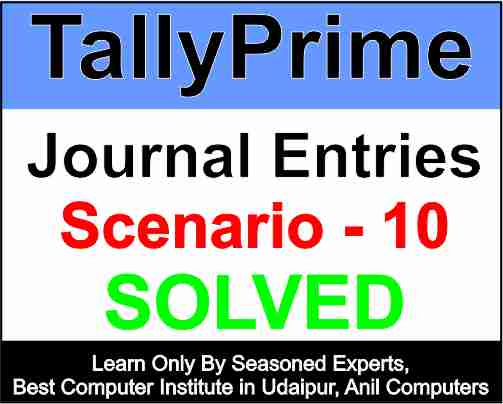 Journal Entries Scenario  10 Solved