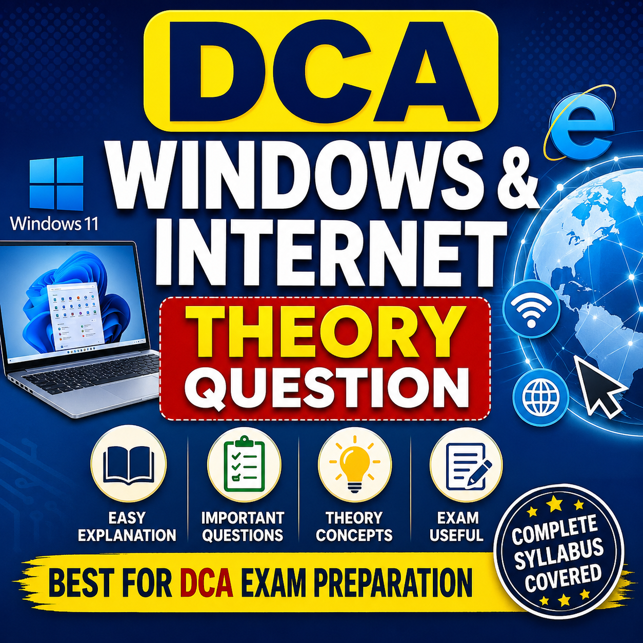 DCA Window & Internet Theory Question