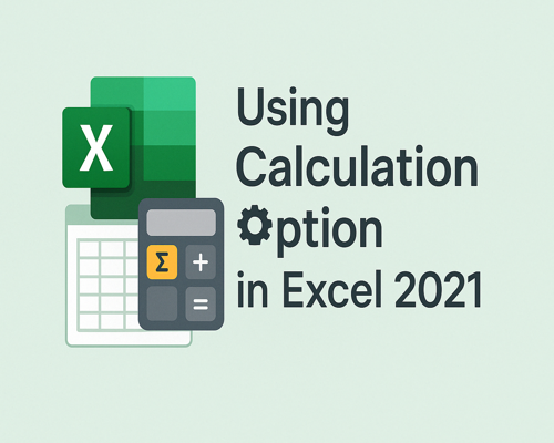 Advance Excel Calculation Option