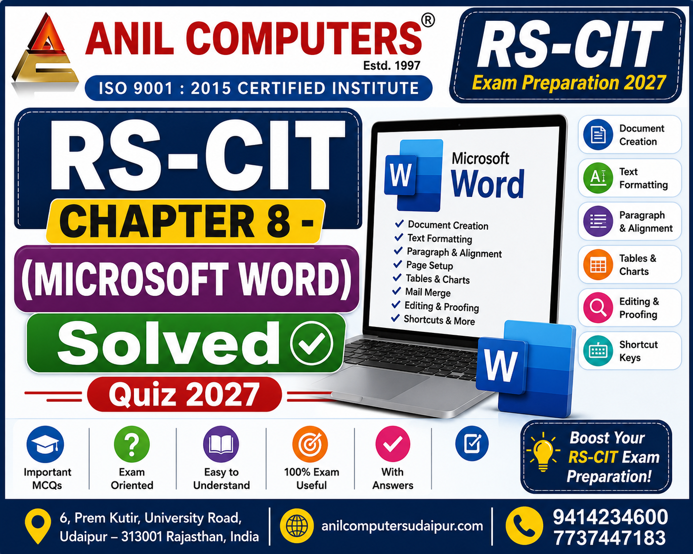 RS-CIT Chapter 8 - (Microsoft Word) Solved Quiz 2027