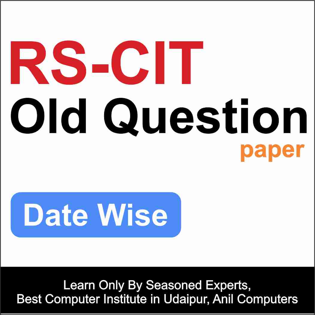 RSCIT Old Question Paper