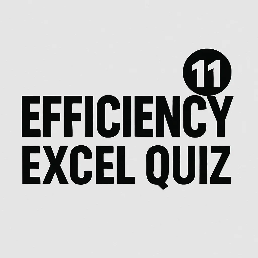 efficiency quiz word 11