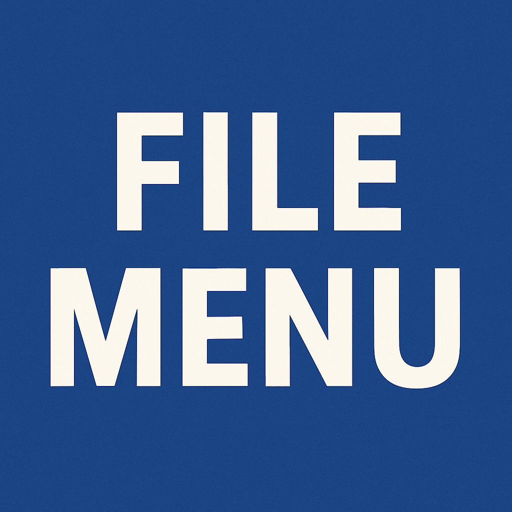 File Menu