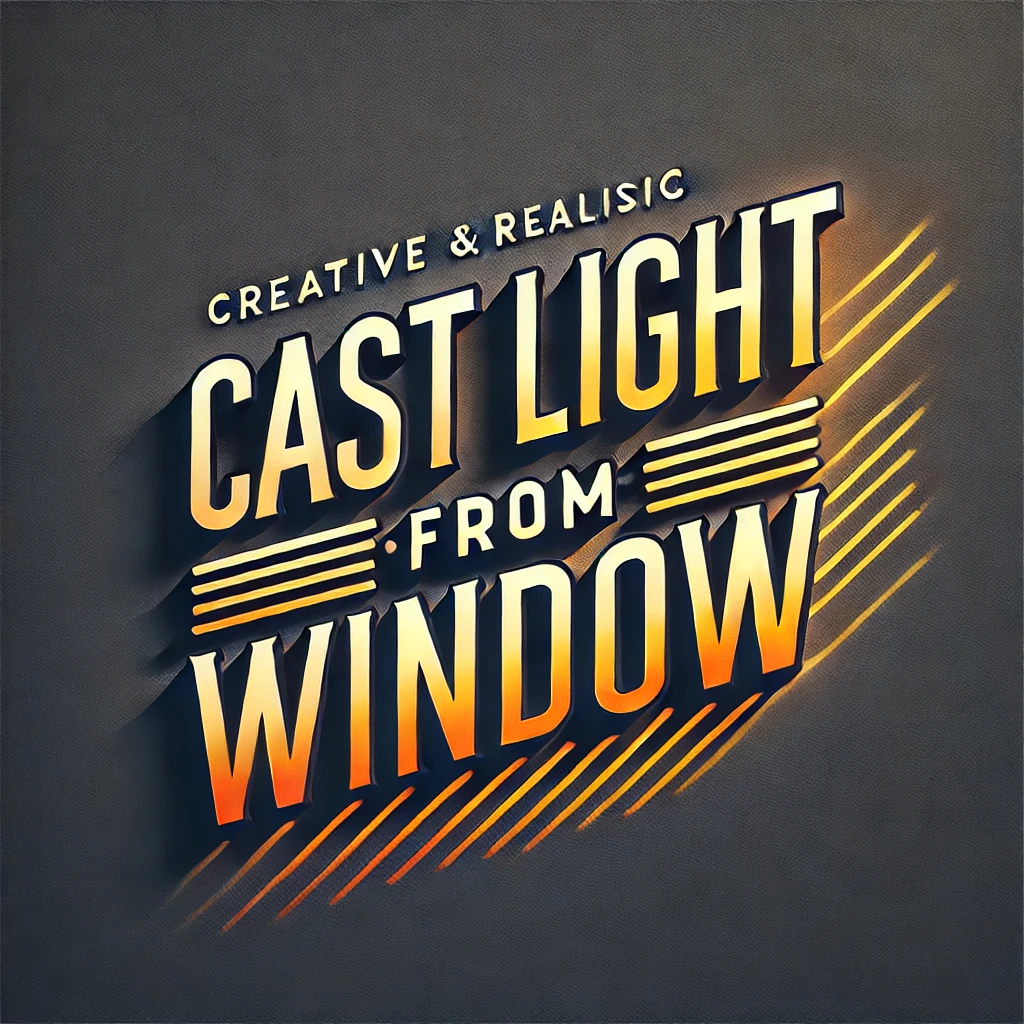 Cast light from window
