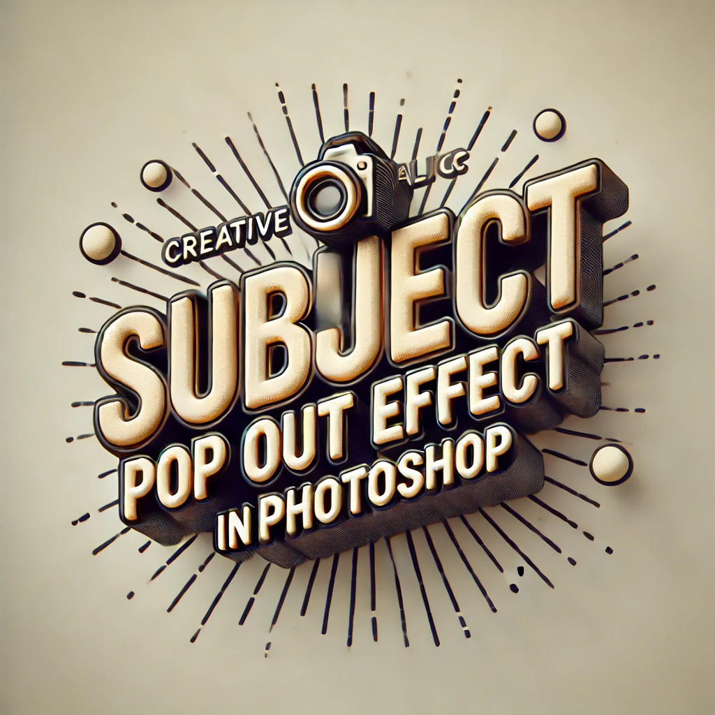 Subject Pop Out Effect in Photoshop