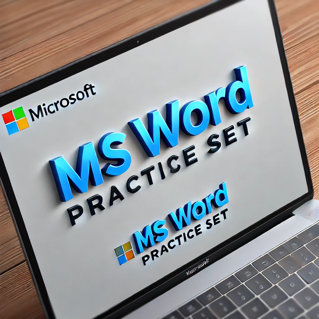 MS Word Practice set