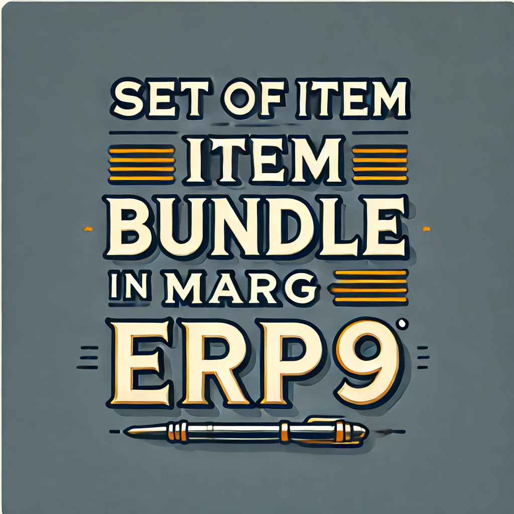 Set of Item Bundle In Marg ERP 9