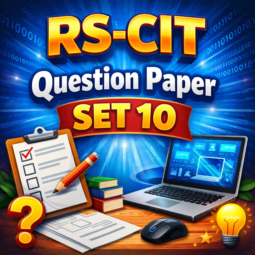 RS-CIT Practice set 10 (Unsolved)