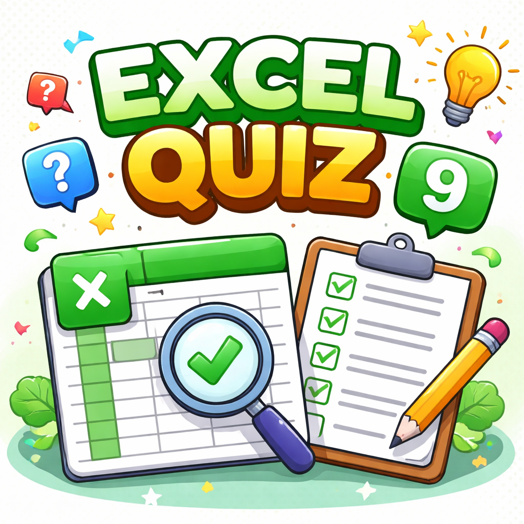 Excel Quiz 9 (unsolved)