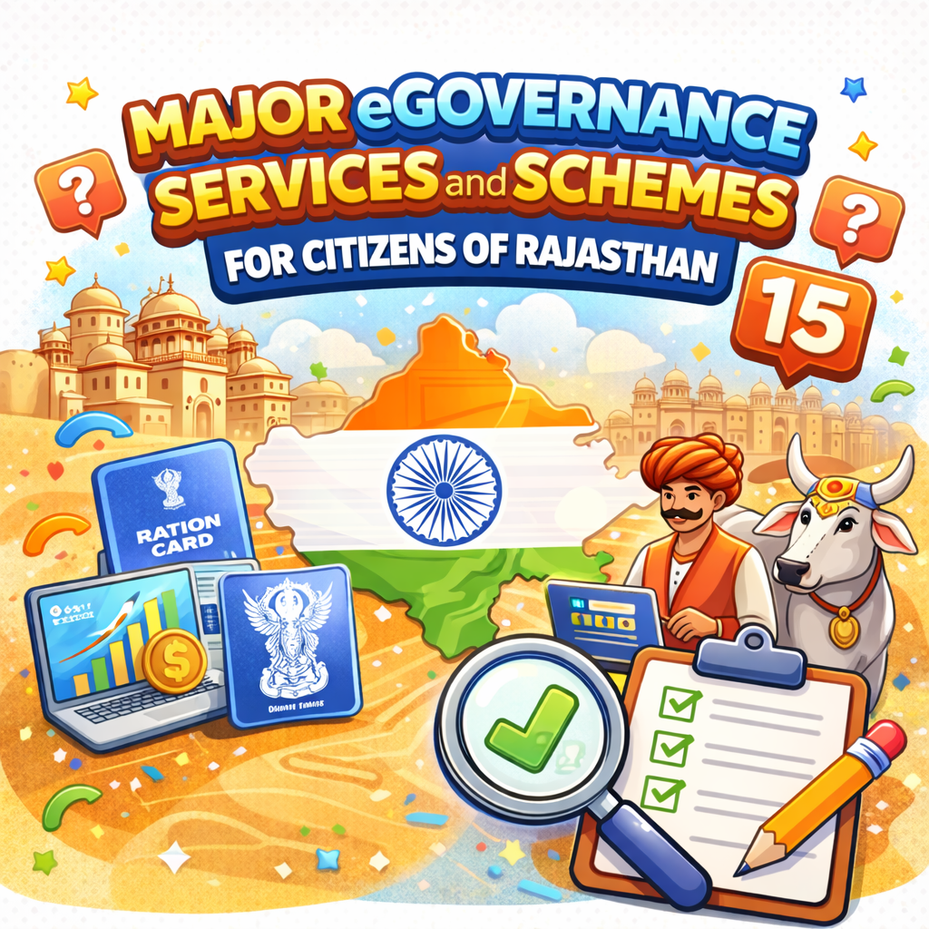 Major eGovernance Services and Schemes For Citizens of Rajasthan 15 (unsolved)